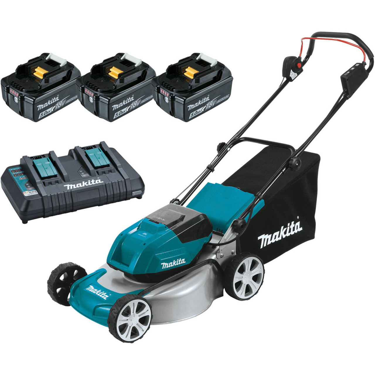 Makita 18Vx2 Brushless Lawn Mower 460mm 18