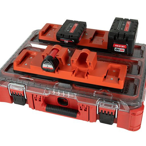 48 Tools Battery Holder 18V Milwaukee Packout Tool Kit Depot