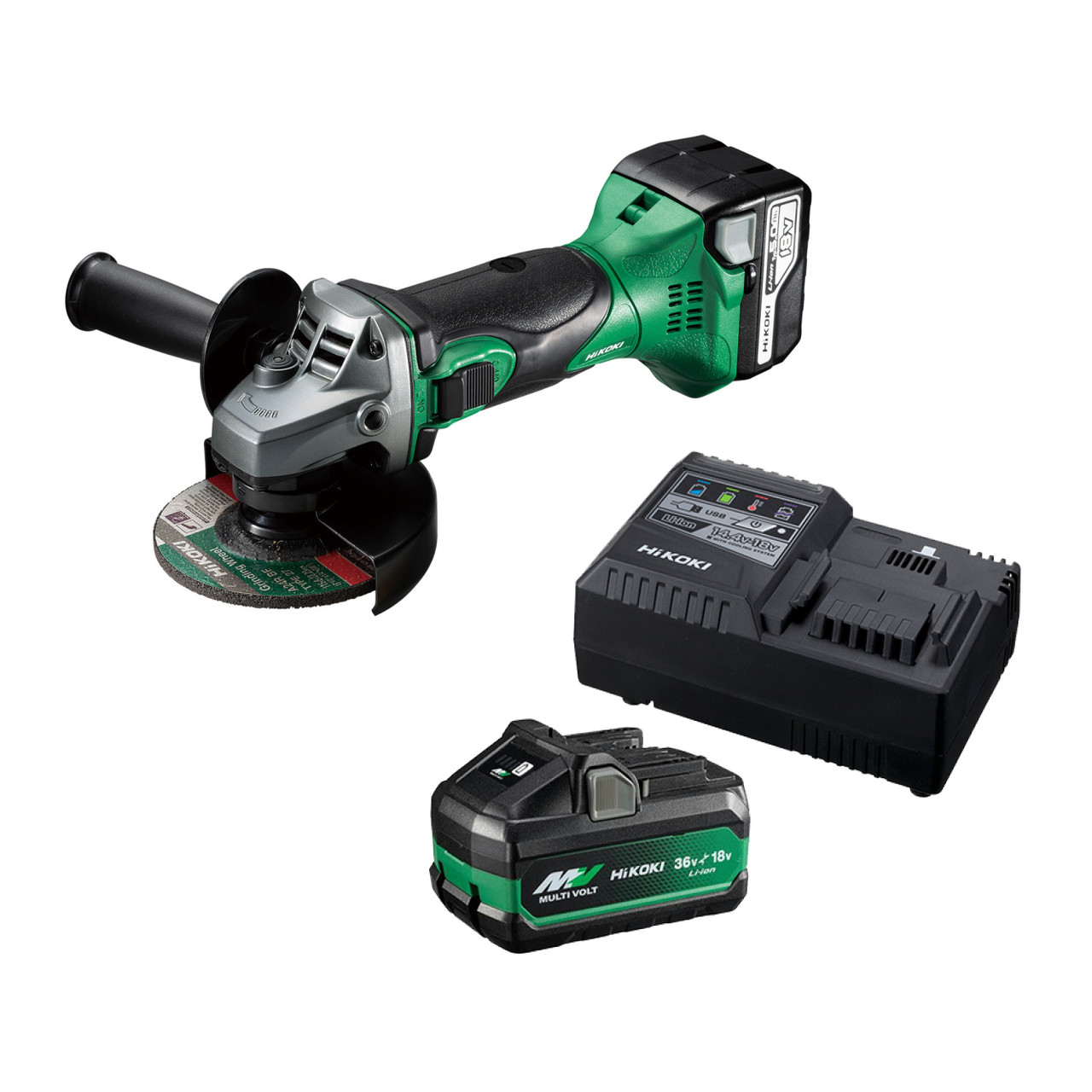 Hikoki 18v Cordless Angle Grinder Kit G18DSL2(SP1Z) Tool Kit Depot