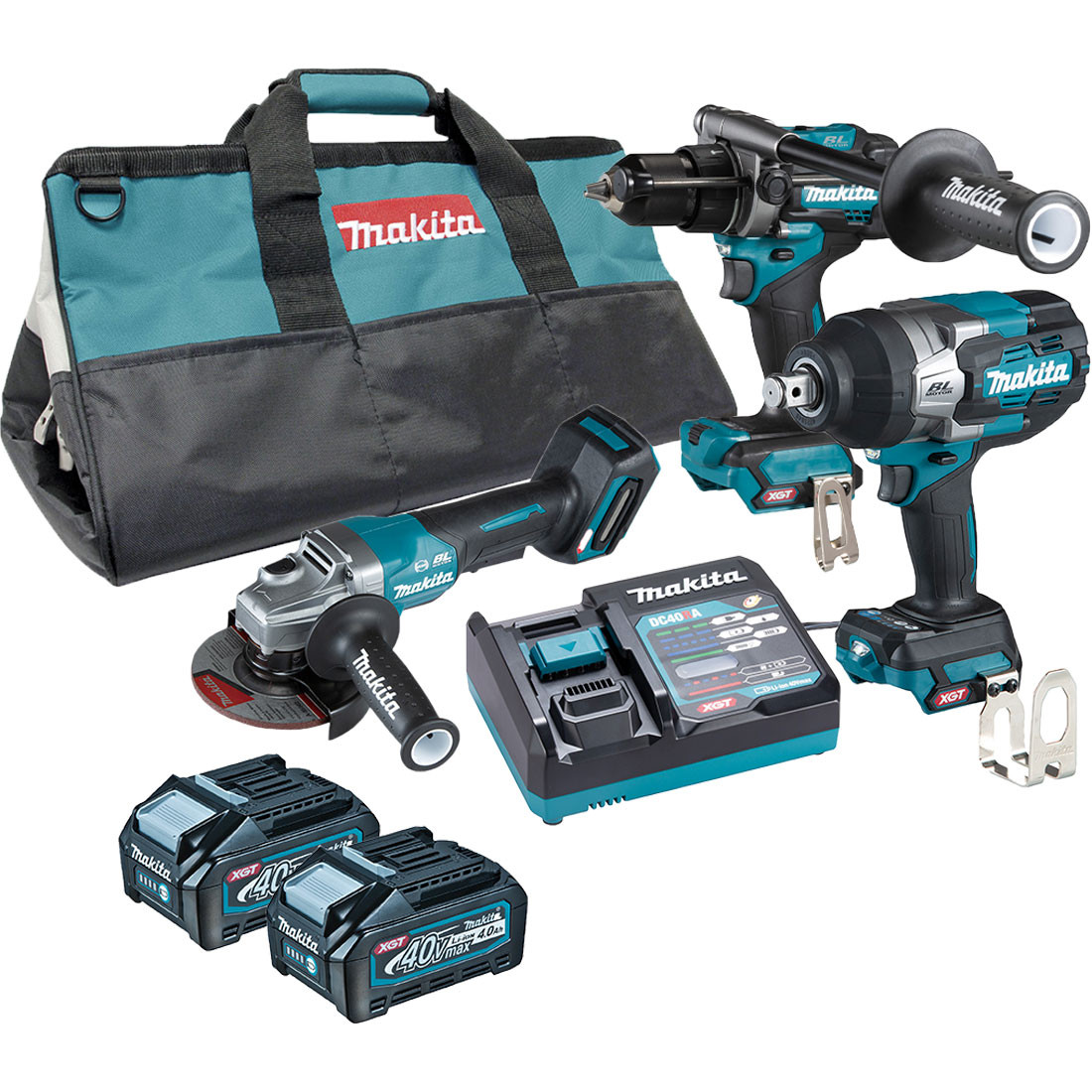 Makita 40V Max Brushless Piece Combo Kit DK0131G301 Tool Kit