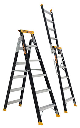 Gorilla PROLITE Ladder Fibreglass 3.1m 150kg Tool Kit Depot