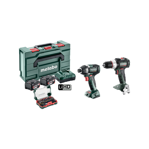 Tool Kits Metabo Kit Combo METABO COMBO SET 18v Twin Pack