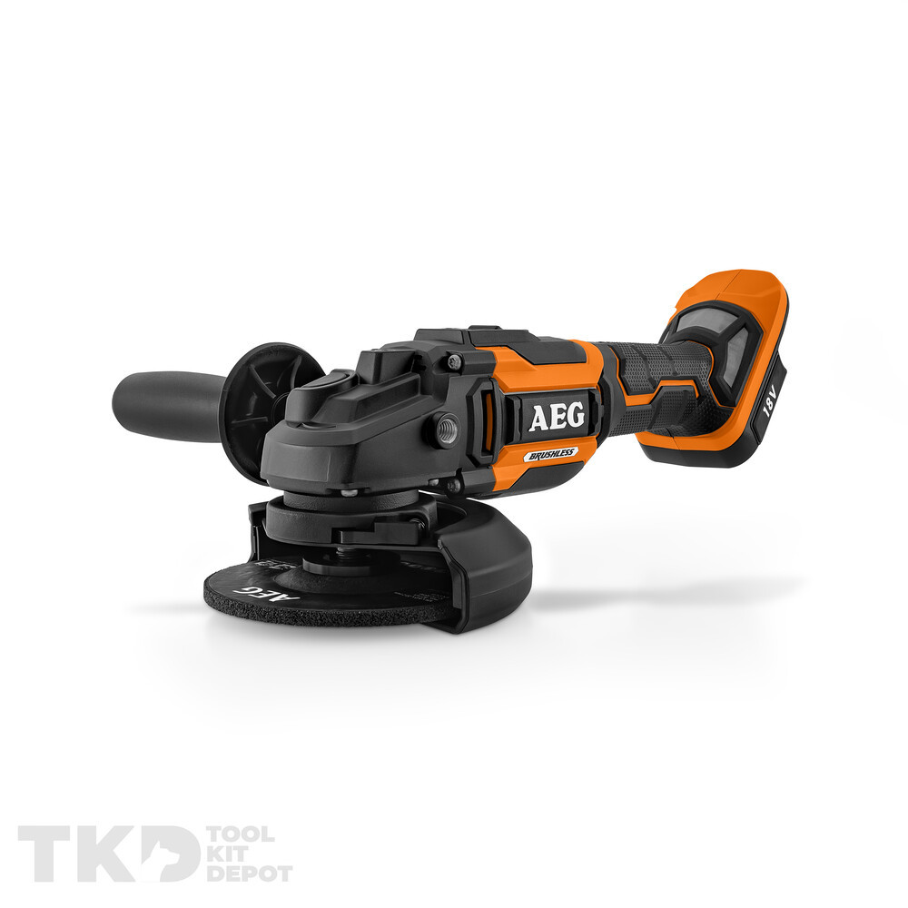 AEG Angle Grinder 125mm BL 18V BEWS18125BLC-0 Skin Only BEWS18125BLC-0