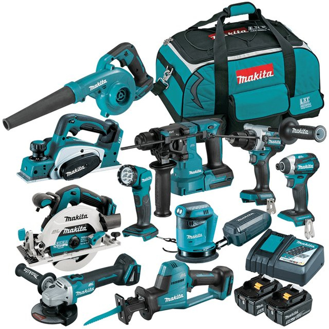 Makita 18V LXT 5.0Ah Brushless 10 Piece DLX1056TX1 Combo Kit