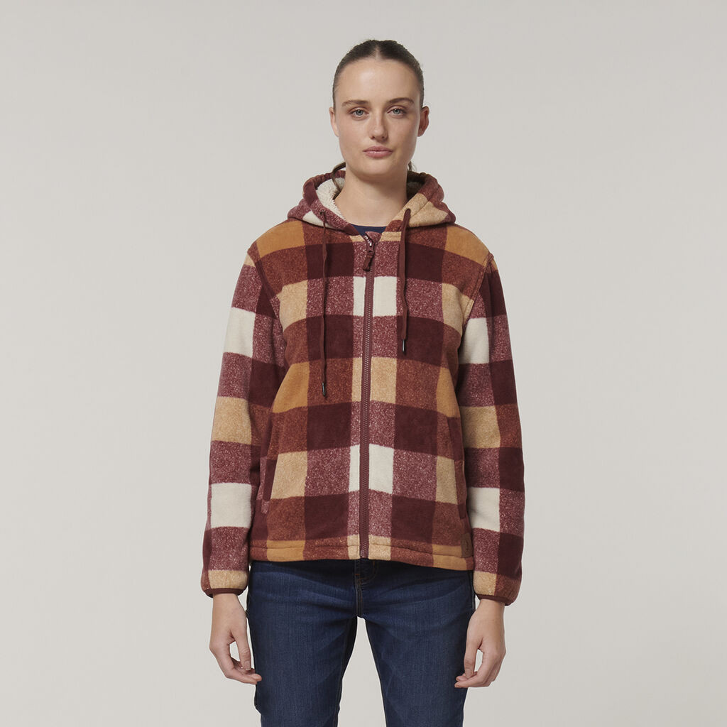 Hard Yakka Womens Check Zoodie Autumn - Y08522ATK - Tool Kit Depot