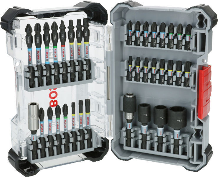 Bosch Screwdriver Impact Control Bit Set 36 Piece 2608522517