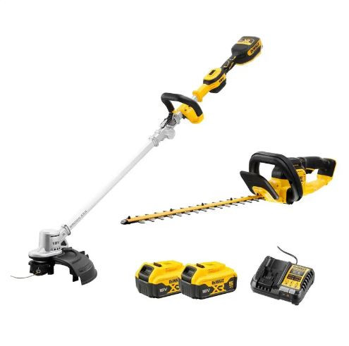 Dewalt Hedge and Line Trimmer Combo Piece 18V X 5Ah DCZ244P2