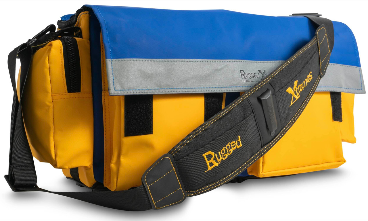 Rugged Xtremes Tool Bag Workmate Medium 27L Yellow/Blue