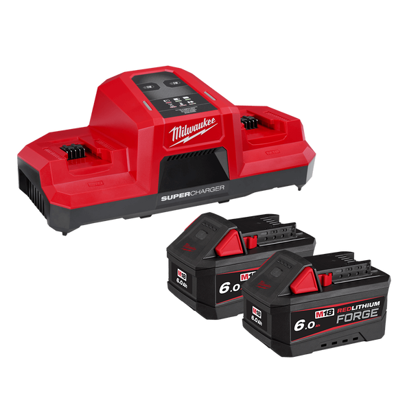 Milwaukee Super Charger Starter Pack 6Ah 18V M18FSPD602B Tool