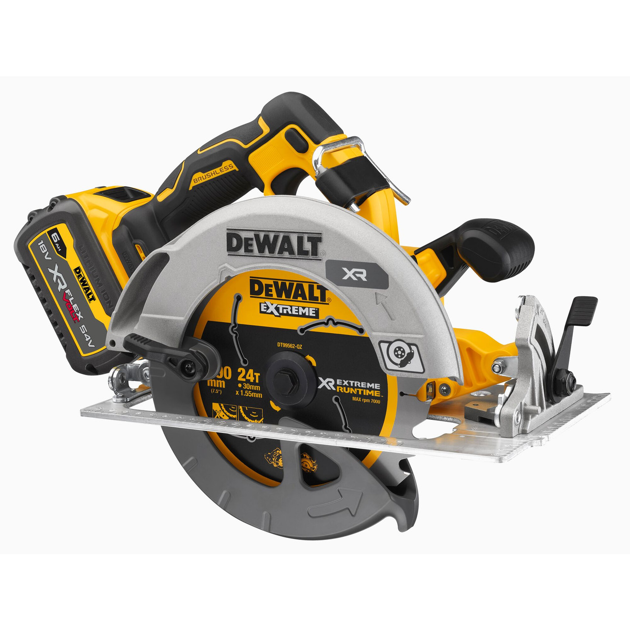 DeWalt 18V XR 6.0Ah FlexVolt Advantage Brushless Circular Saw Kit 184mm DCS573T1-XE