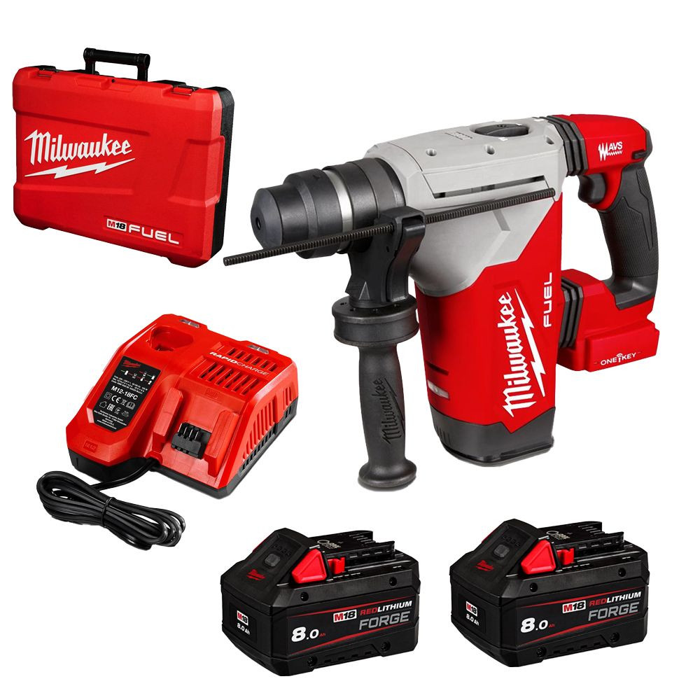 Milwaukee M18 FUEL™ 28mm SDS Plus Rotary Hammer with ONE-KEY™ Kit - Main Image