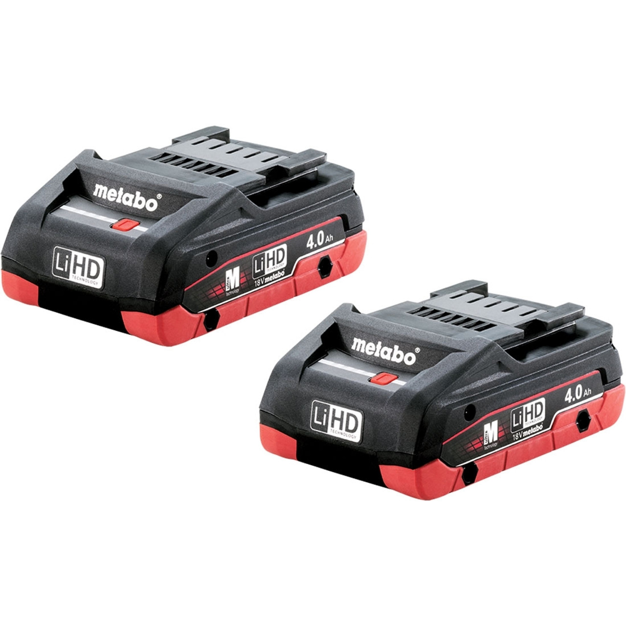 Metabo 2 x 4.0Ah LiHD Battery Pack 4.0LiHDTP