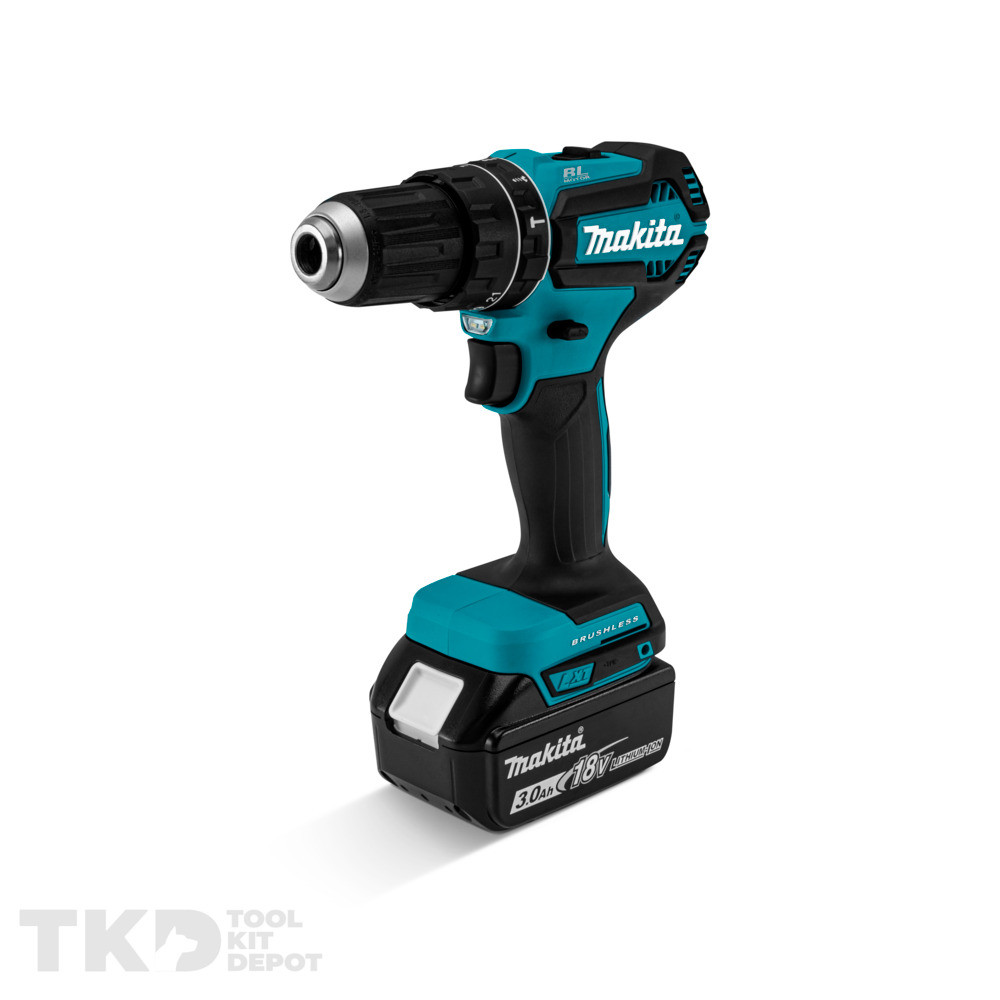 Makita 18V Brushless Hammer Driver Drill Kit DHP485SFE Tool