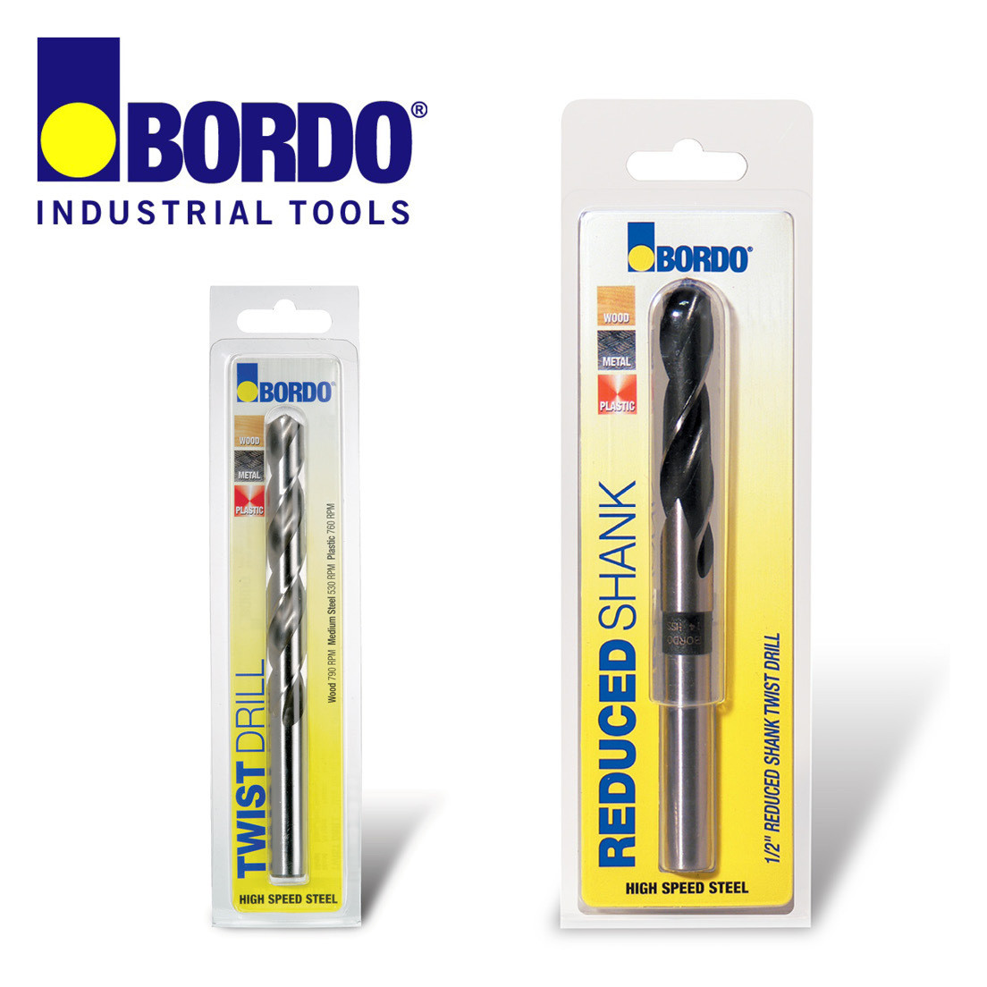 BORDO IMPERIAL HIGH SPEED STEEL DRILL BIT RANGE