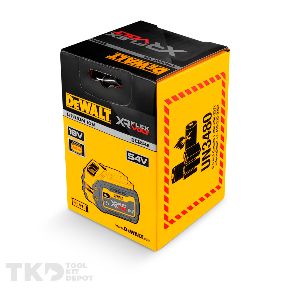 Dewalt 18v Dewalt 54v Battery 12ah DeWalt 18V-54V Li-Ion XR 1
