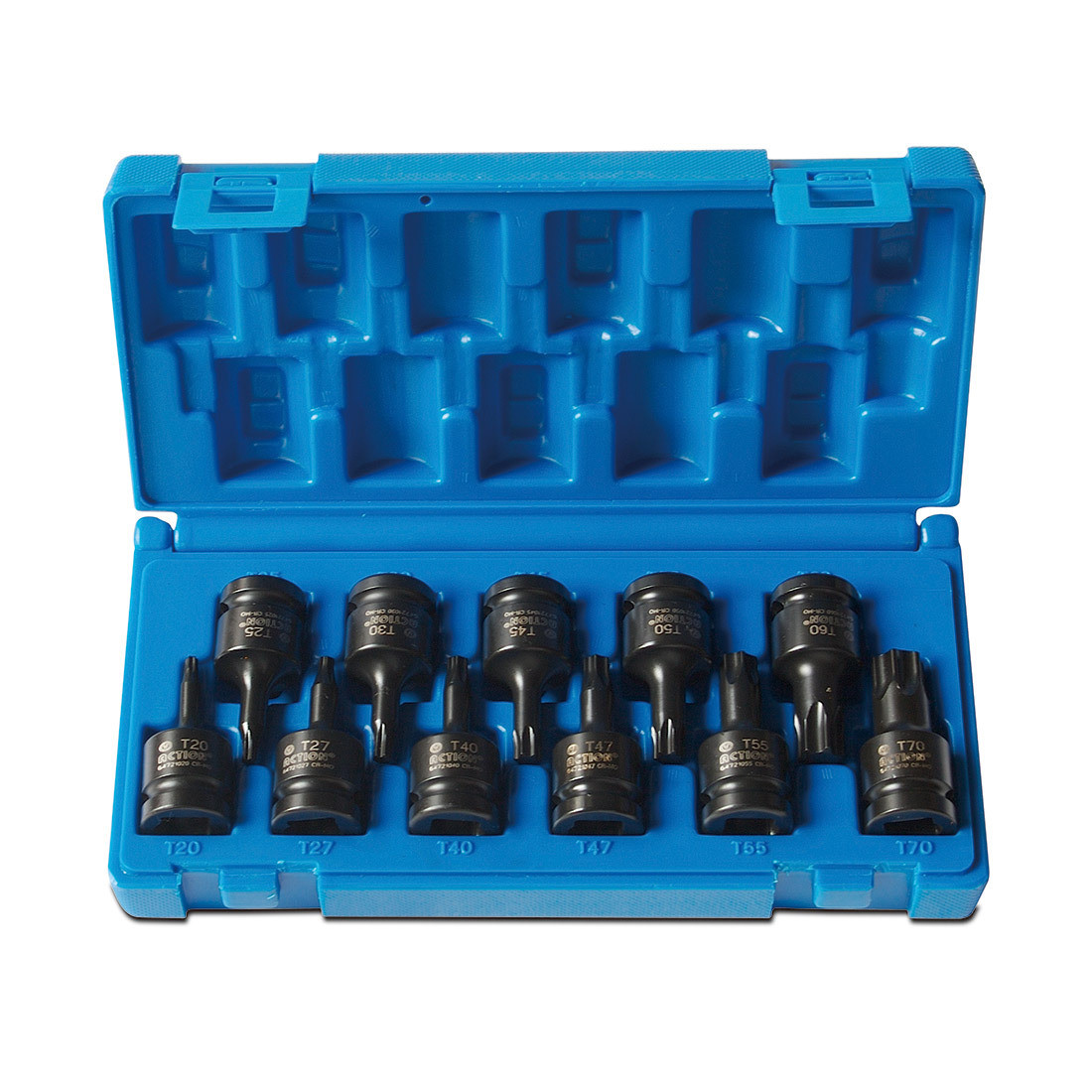 Oemtools 25945 Kompakt-Bit-Set, 11-tlg – Mit Kreuzschlitz, Schlitz, Torx-Bits, Magnetverschluss & Faltgriff