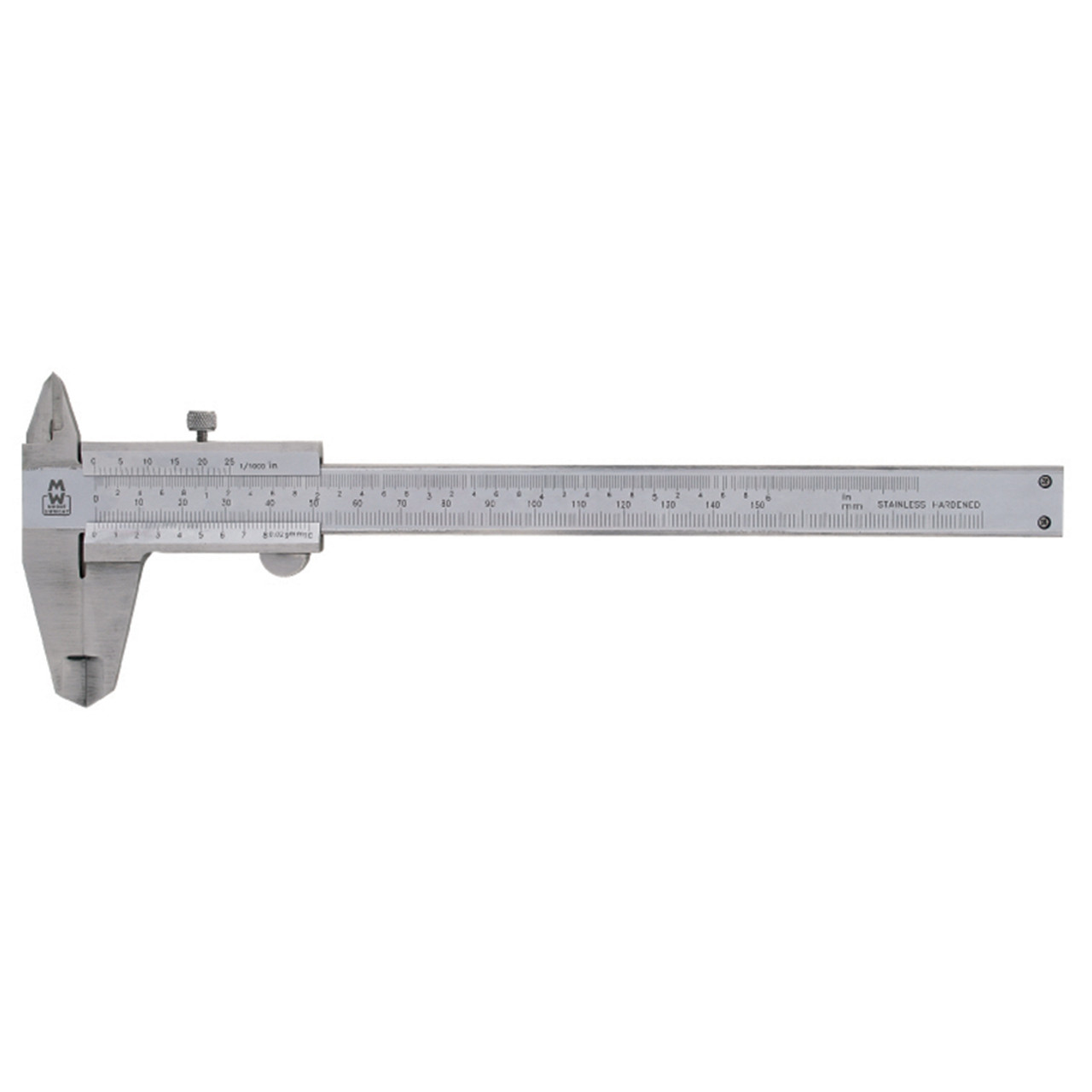 Stainless steel ruler - 150 mm - Moore & Wright