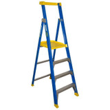 4 Step Fibreglass Platform Ladder