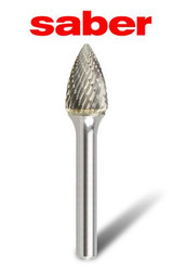 Saber Burr Tree Pointed Nose 1/2" SG-5 - 8020-SG5
