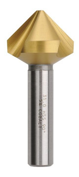 Saber Countersink Tri-Flute HSS-Co5 TiN 90° 31mm - 8034-31