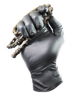 TGC Black Nitrile Disposable Gloves Medium - 160002