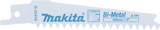 Makita B-20448 5-Pack 100mm 6TPI Bi-Metal Reciprocating Blades for Plasterboard