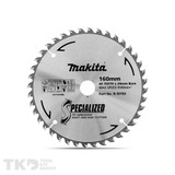 Makita Saw Blade Wood Knot+Tail TCT 40T 160mm - B-30782