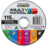 Flexovit 115x22mm Multi-Material Cutting Disc - 66253370635