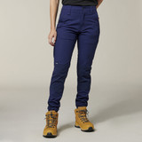 Hard Yakka Womens Raptor Pant Cuffed Navy