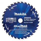 Makita BlueMak Saw Blade TCT Wood 32T 255mm - B-15388