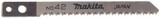 Makita Jigsaw Blade HSS Bayonet 60mm 16TPI  - A-85896