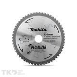 Makita Specialized Saw Blade Metal TCT 56T 136mm - B-23092