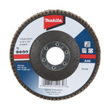 Makita 115mm ECONOMY FLAP DISC 40# ALUM. OXIDE - D-63432