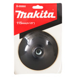 Makita Backing Pad Rubber + Lock Nut 115mm - B-00860