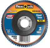 Flexovit 115x22mm Z120 FLAP DISC - 78072761275