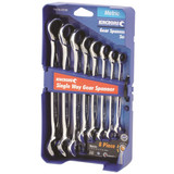 Kincrome Gear Spanner Single Way Metric 8 Piece