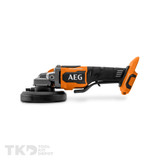 AEG Angle Grinder Paddle 125mm 18V A18FSAG1250 Skin Only - A18FSAG1250
