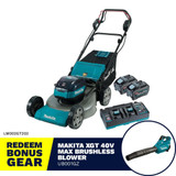 Order In - Makita 40V Max Brushless 534mm Lawn Mower Kit - LM002GT203