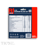 Redline Diamond Blade Set 125mm 2 Piece - RL425181