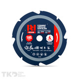 Redline Saw Blade Fibre Cement PCD 4T 185mm - RL434664