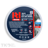 Redline Cut Off Wheel Steel+Inox 125mm 100 Pack