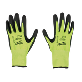 Milwaukee PU Dipped Glove Hi-Vis Cut 3(C) Range - 48738932-3