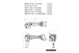 Metabo Angle Grinder 125mm BL 18V WB18LTBL11-125QUICK Skin Only - 613054850
