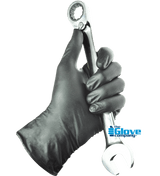 Order In - TGC Black Rocket Nitrile Disposable Gloves Medium 100 Pack - 130002