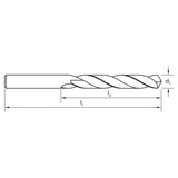 Sutton Drill Bit HSS Cobalt Jobber 5/32" - D1080397