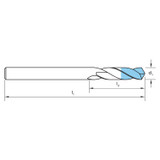 Sutton INOX Drill Bit HSS TiAlN 8.5mm - D1850850