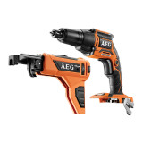 AEG Collated Screw Gun 18V BTS18BL-0 Skin Only - BTS18BL-0