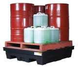 Order In - Spill Crew Spill Pallet 4-Drum - DB4G
