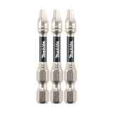 Makita Impact XPS Driver Bit SQ2x50mm 3 Pack - E-18502