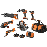 AEG FUSION 6 Piece 18V 5.0ah A18FX6B152B Kit